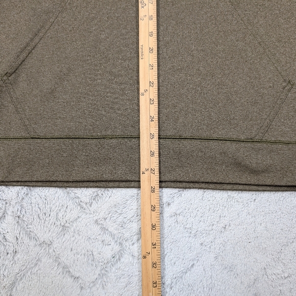 Men's Olive Green Sitka Logo Performance Hoodie - Picture 5 of 9